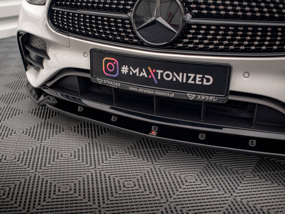 Front Splitter V.2 Mercedes E AMG Line W213 Facelift - Wayside Performance 