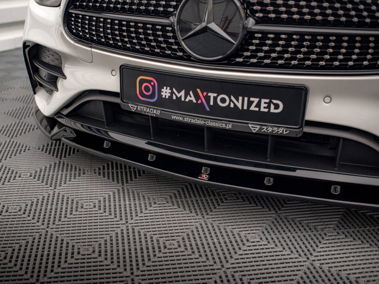 Front Splitter V.2 Mercedes E AMG Line W213 Facelift - Wayside Performance 
