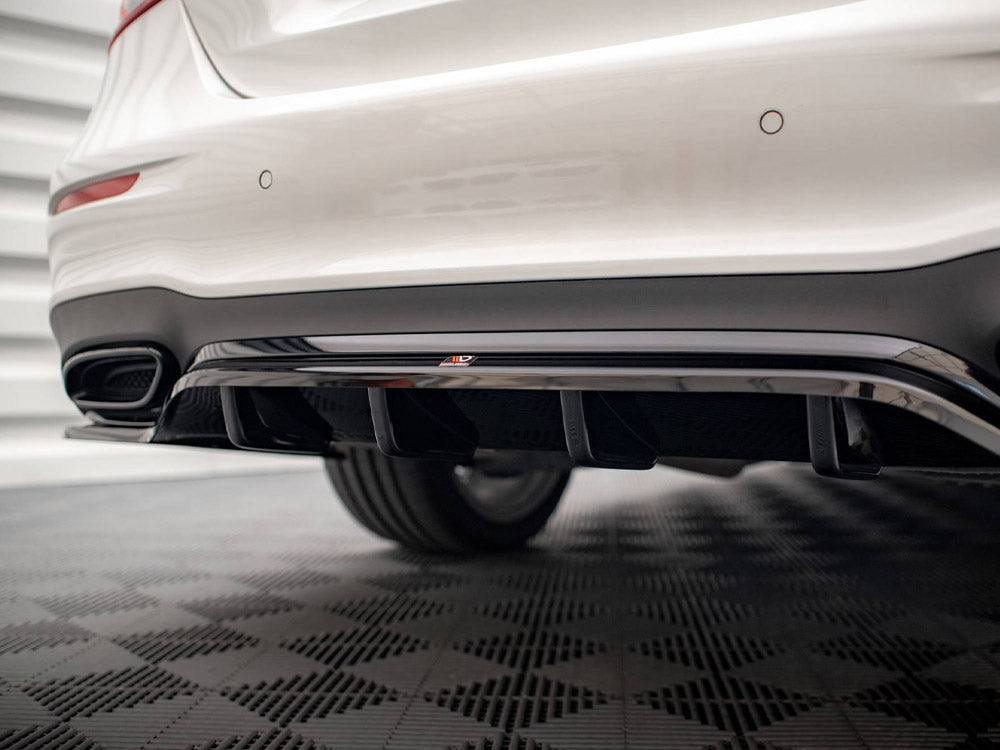 Central Rear Splitter (Vertical Bars) Mercedes E AMG Line W213 Facelift - Wayside Performance 