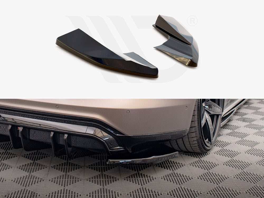 Rear Side Splitters V.2 Audi e-Tron GT / RS GT Mk1 - Wayside Performance 