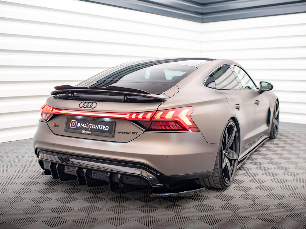 Rear Side Splitters V.2 Audi e-Tron GT / RS GT Mk1 - Wayside Performance 