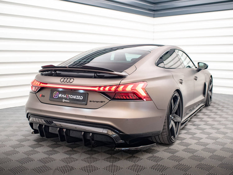 Rear Side Splitters V.2 Audi e-Tron GT / RS GT Mk1 - Wayside Performance 