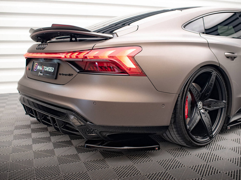 Rear Side Splitters V.1 Audi e-Tron GT / RS GT Mk1 - Wayside Performance 