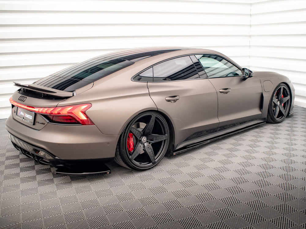 Side Skirts Diffusers V.1 Audi e-Tron GT / RS GT Mk1 - Wayside Performance 