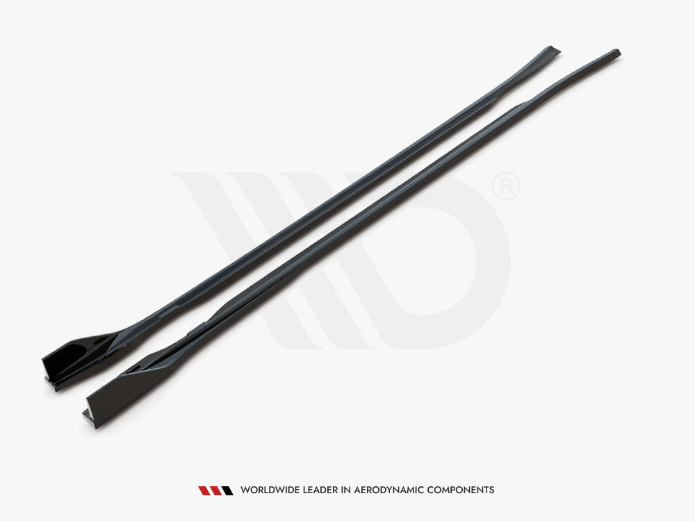 Side Skirts Diffusers V.2 Audi e-Tron GT / RS GT Mk1 - Wayside Performance 
