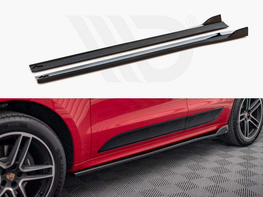 Side Skirts Diffusers Porsche Macan Mk1 Facelift - Wayside Performance 