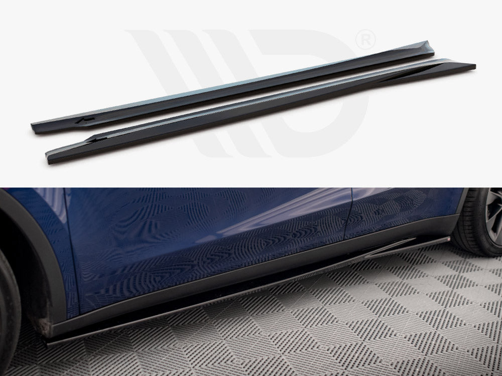 Side Skirts Diffusers V.1 Tesla Model Y - Wayside Performance 