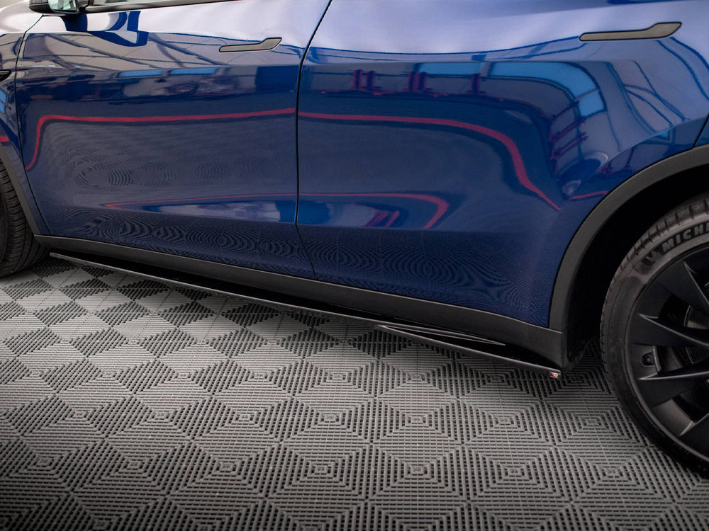Side Skirts Diffusers V.1 Tesla Model Y - Wayside Performance 
