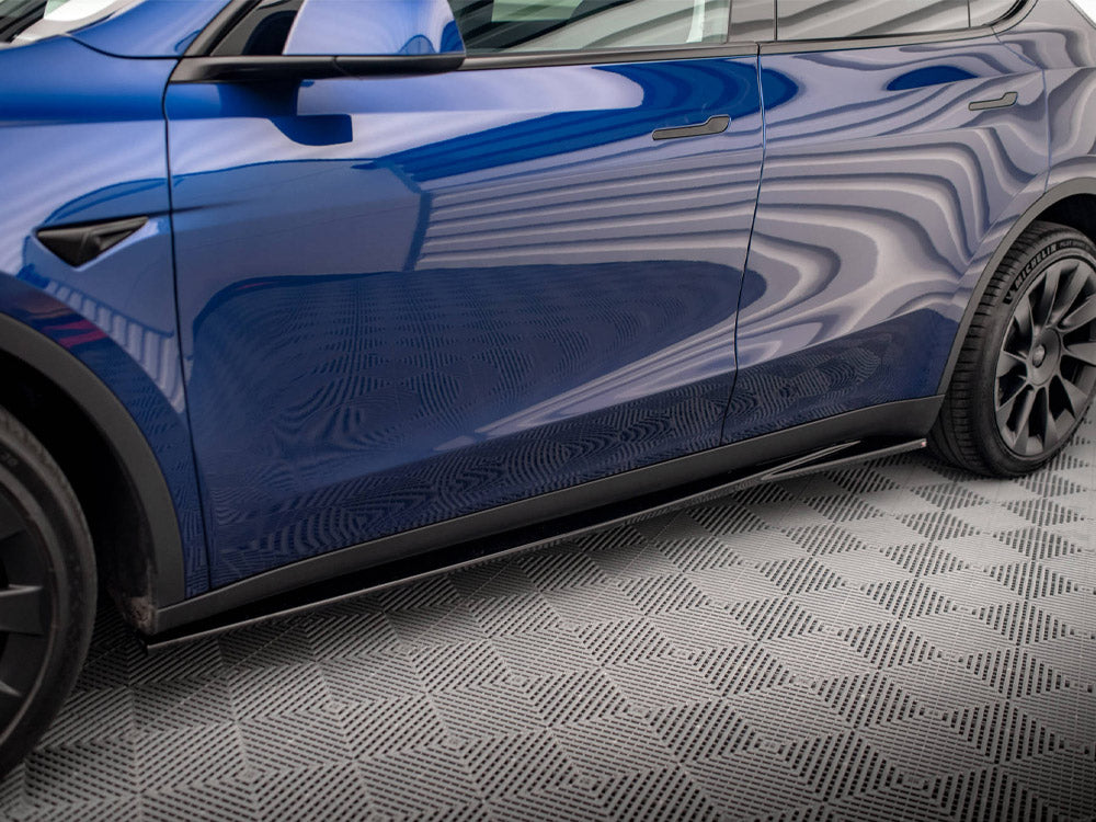 Side Skirts Diffusers V.1 Tesla Model Y - Wayside Performance 