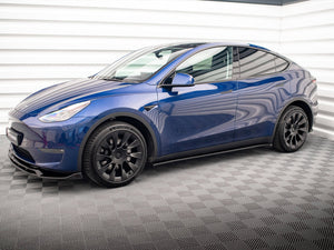 Side Skirts Diffusers V.2 Tesla Model Y - Wayside Performance 