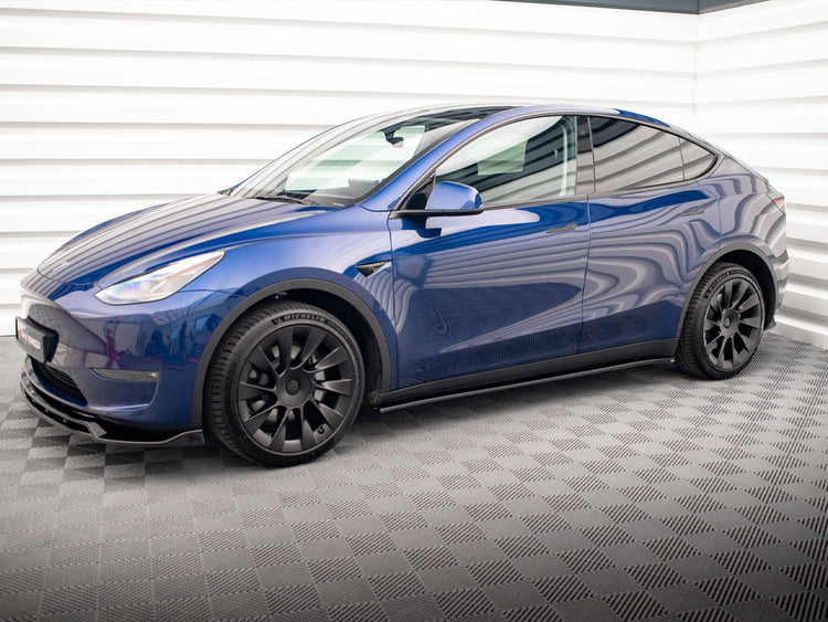 Side Skirts Diffusers V.2 Tesla Model Y - Wayside Performance 