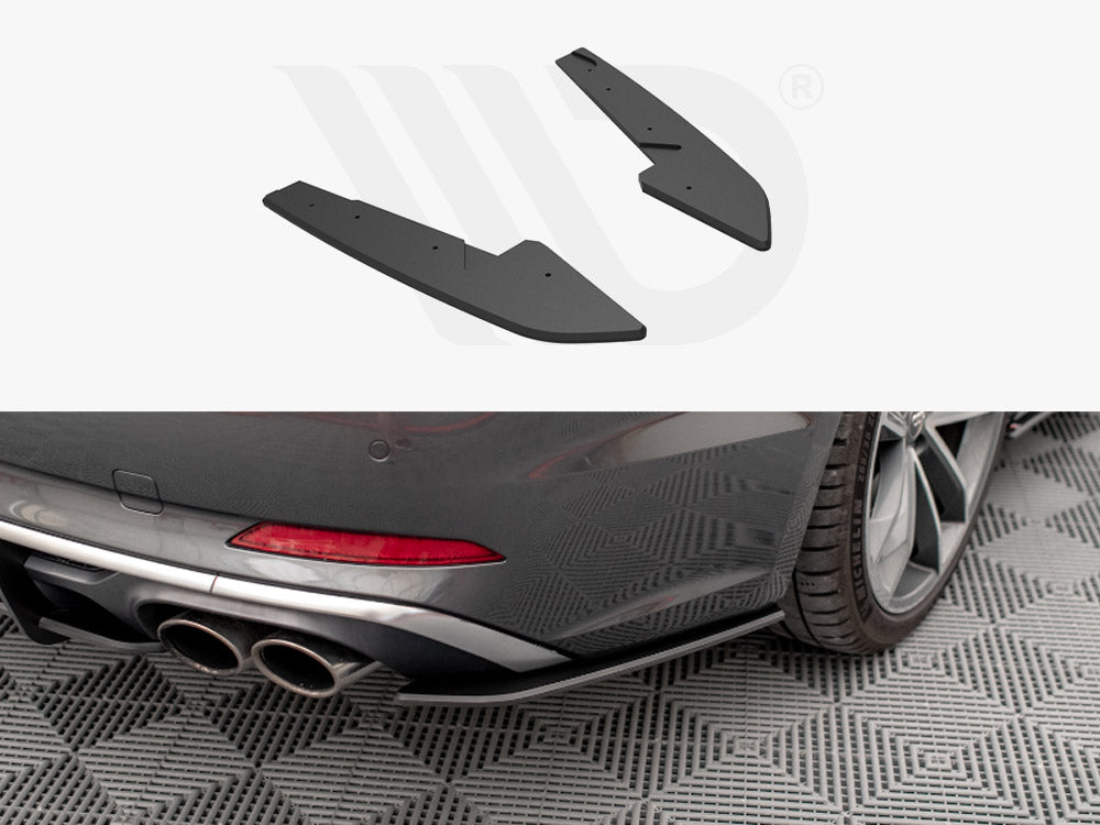 Maxton Design Street Pro Rear Side Splitters Audi S5 Sportback F5 - Wayside Performance 