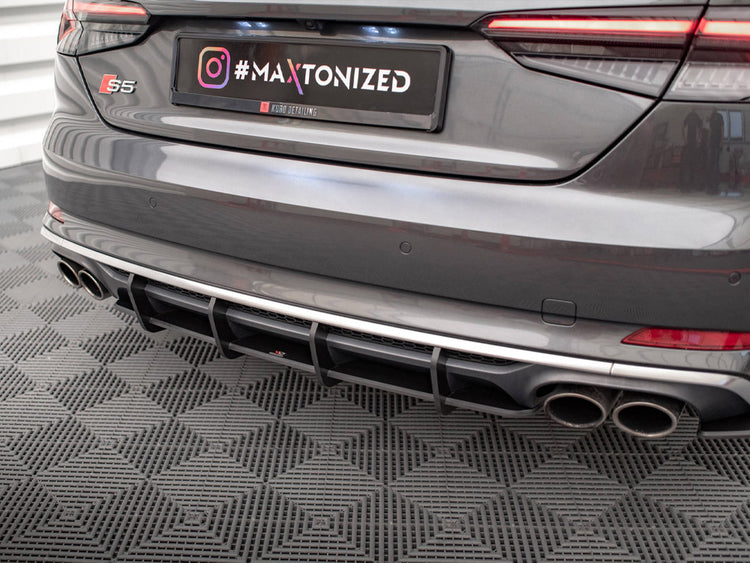 Maxton Design Street Pro Rear Diffuser Audi S5 Coupe / Sportback F5 - Wayside Performance 