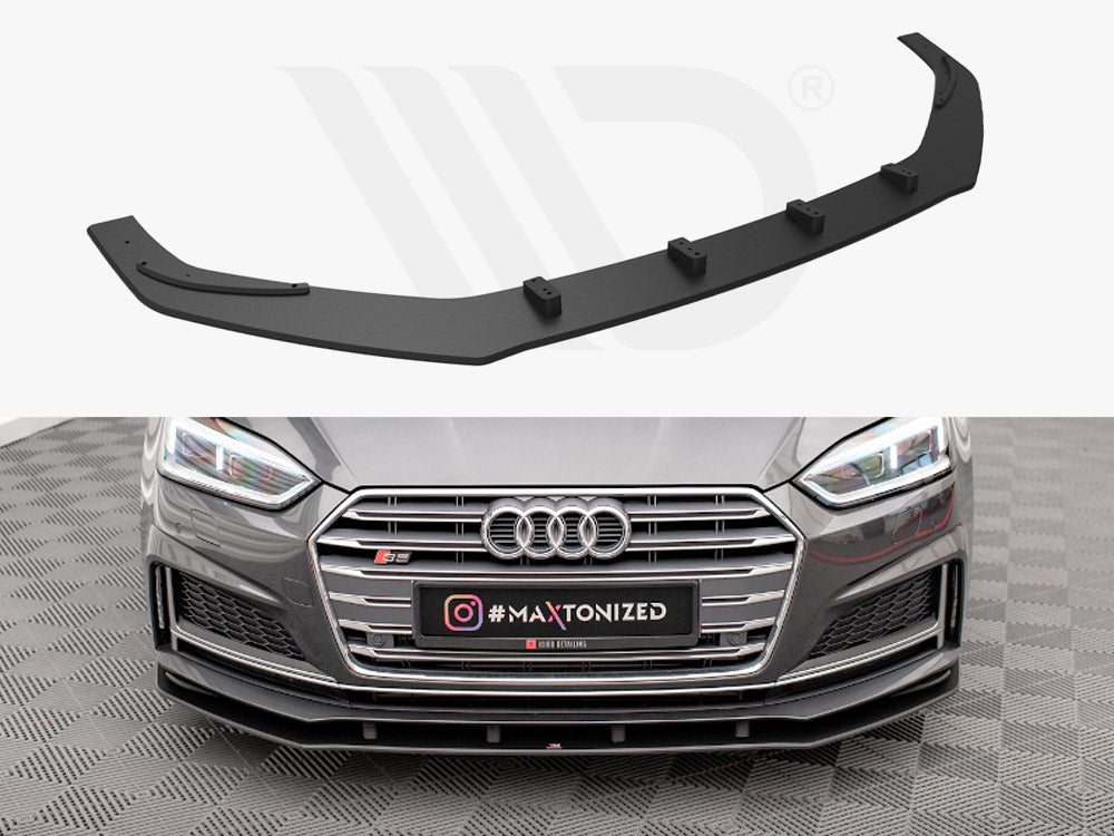 Maxton Design Street Pro Front Splitter Audi A5 S-line / S5 Coupe / Sportback F5 - Wayside Performance 