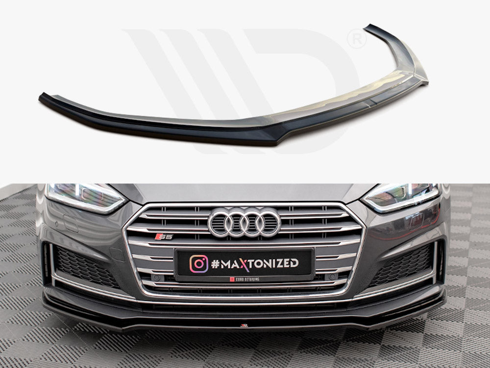 Maxton Design Front Splitter V.1 Audi S5 / A5 S-line F5 Coupe / Sportback (2016-) - Wayside Performance 