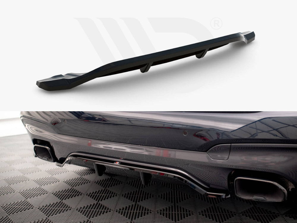 Central Rear Splitter (Vertical Bars) BMW X3 M40i / M40d G01 - Wayside Performance 