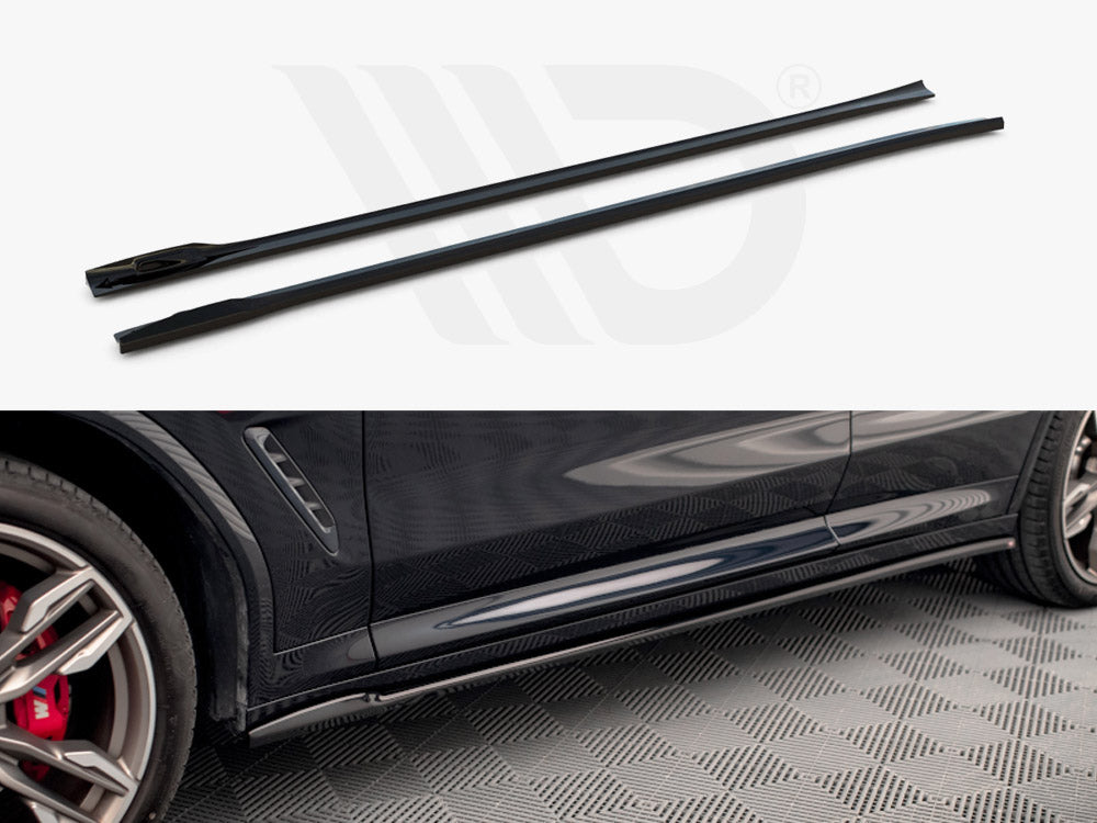 Side Skirts Diffusers V.2 BMW X3 M40d / M40i / M-Pack G01 - Wayside Performance 