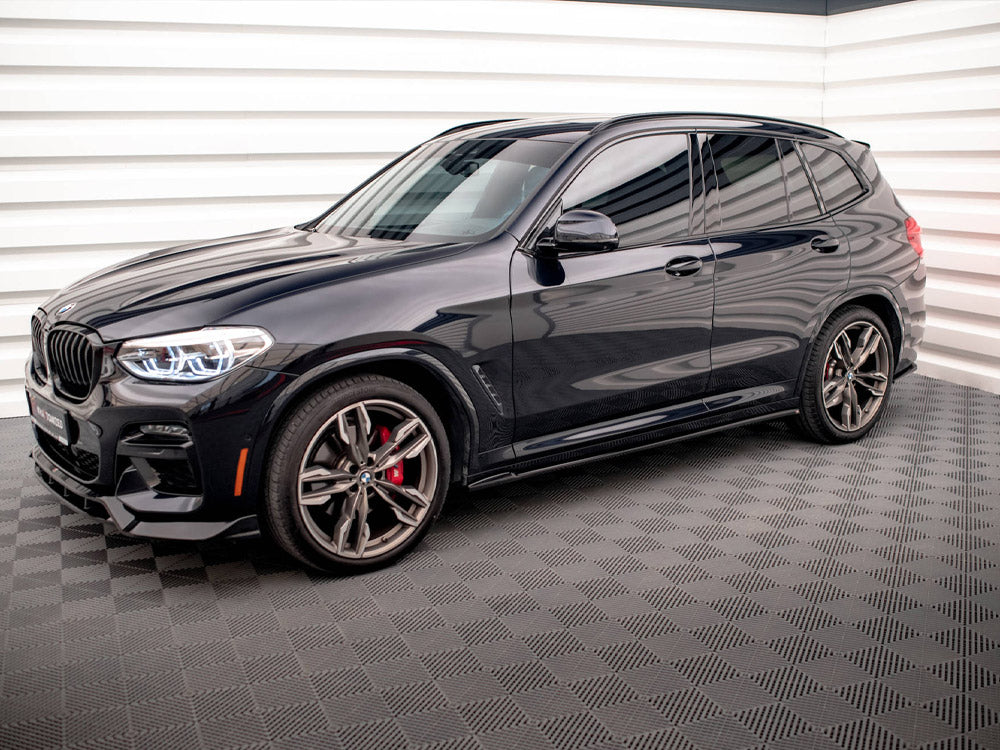 Side Skirts Diffusers V.2 BMW X3 M40d / M40i / M-Pack G01 - Wayside Performance 