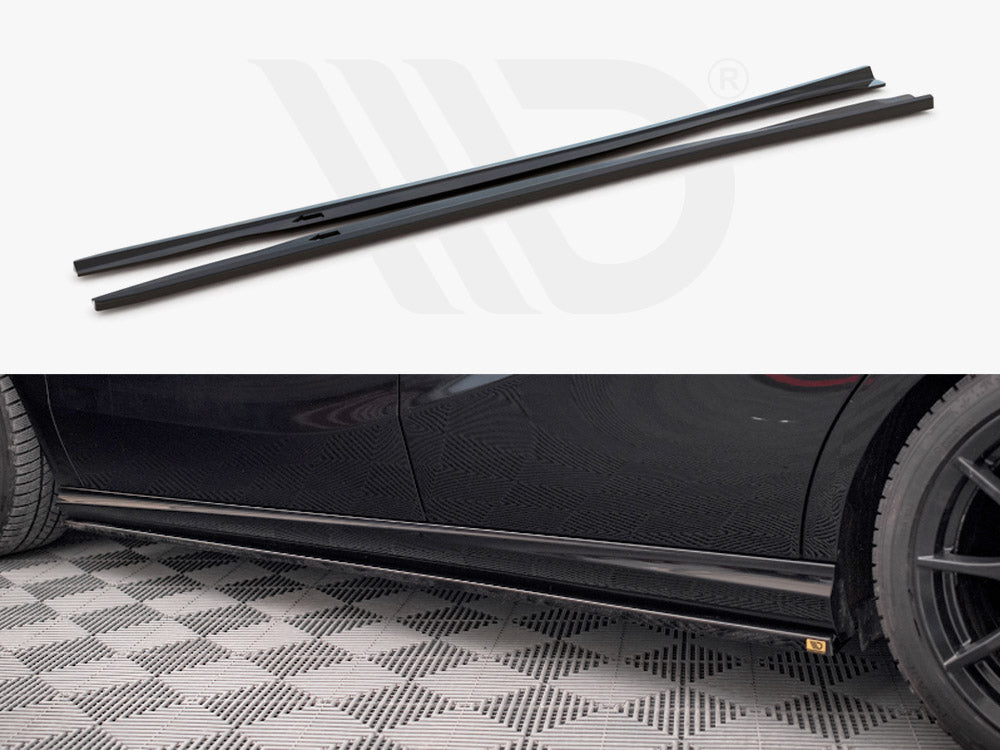 Side Skirts Diffusers Mercedes B W246 Facelift - Wayside Performance 