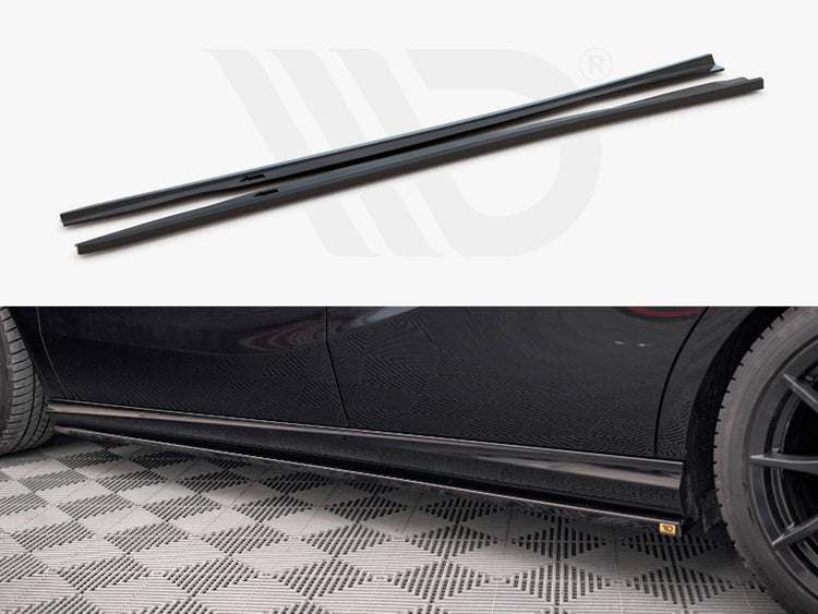 Side Skirts Diffusers Mercedes B W246 Facelift - Wayside Performance 
