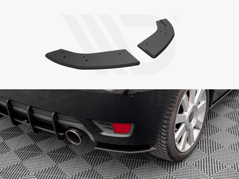 Street PRO Rear Side Splitters Ford Fiesta ST Mk6 - Wayside Performance 
