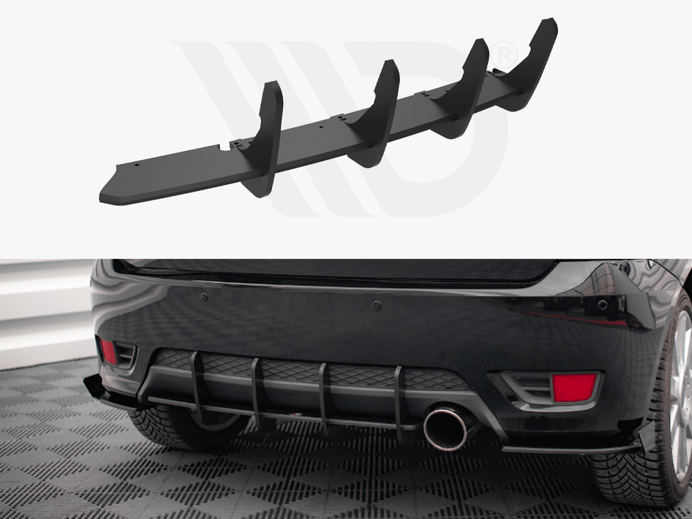 Street PRO Rear Diffuser Ford Fiesta ST Mk6 - Wayside Performance 