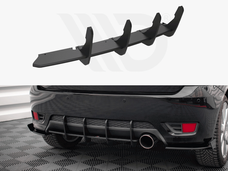 Street PRO Rear Diffuser Ford Fiesta ST Mk6 - Wayside Performance 