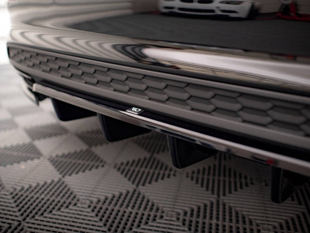 Central Rear Splitter (Vertical Bars) Audi A3 S-Line Sedan 8Y - Wayside Performance 