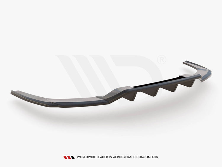 Central Rear Splitter (Vertical Bars) Audi A3 S-Line Sedan 8Y - Wayside Performance 