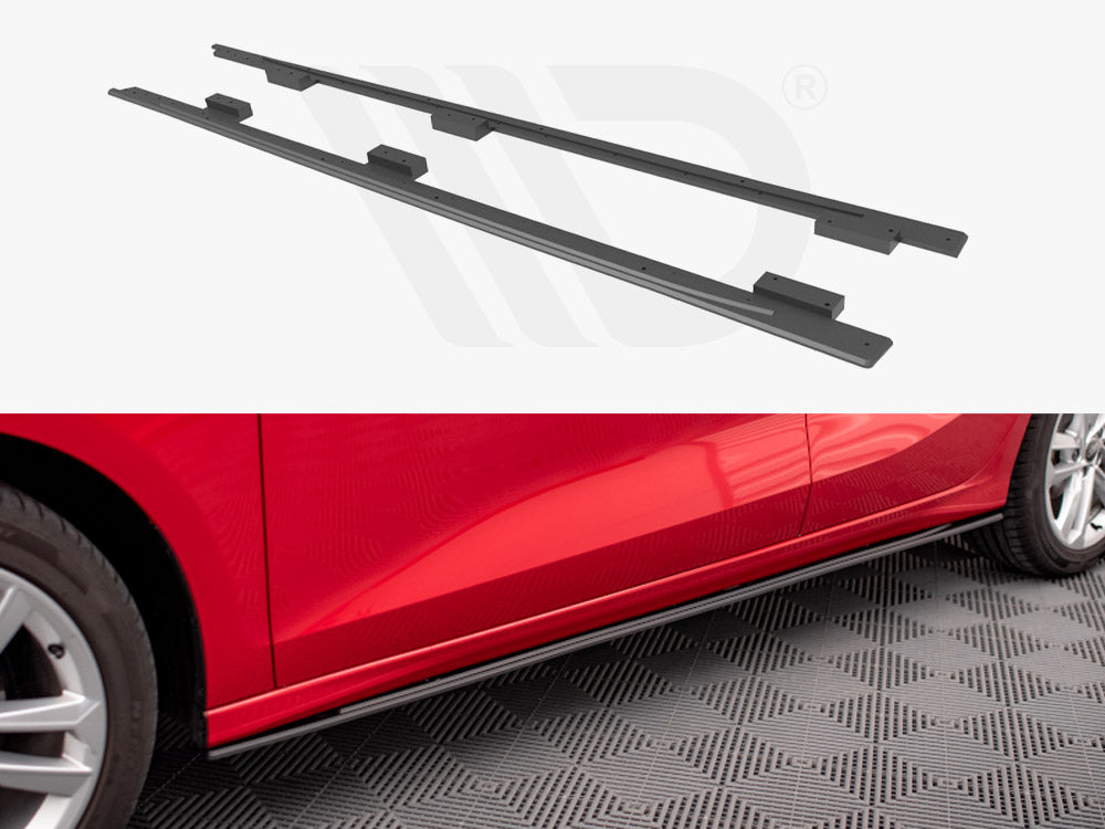 Street PRO Side Skirts Diffusers Audi A3 8Y - Wayside Performance 