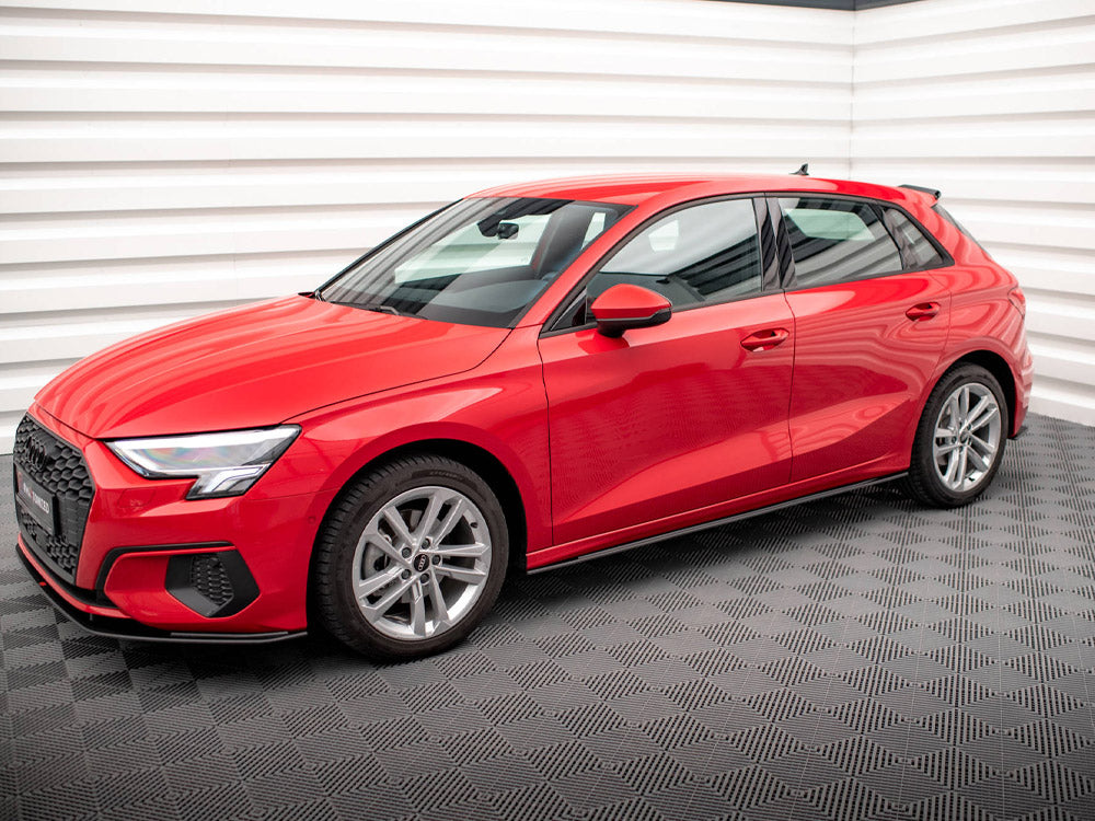 Street PRO Side Skirts Diffusers Audi A3 8Y - Wayside Performance 