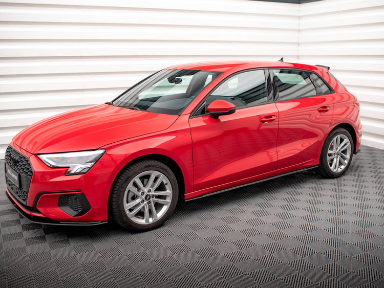 Street PRO Side Skirts Diffusers Audi A3 8Y - Wayside Performance 