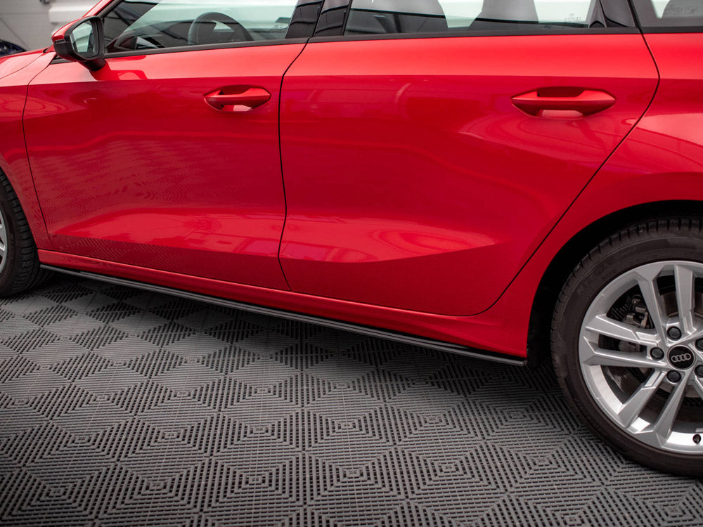 Street PRO Side Skirts Diffusers Audi A3 8Y - Wayside Performance 