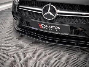Street PRO Front Splitter Mercedes A35 AMG / AMG-Line Aero Pack W177 - Wayside Performance 