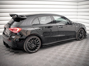Street PRO Side Skirts Diffusers Mercedes A35 AMG / AMG-Line Aero Pack W177 - Wayside Performance 