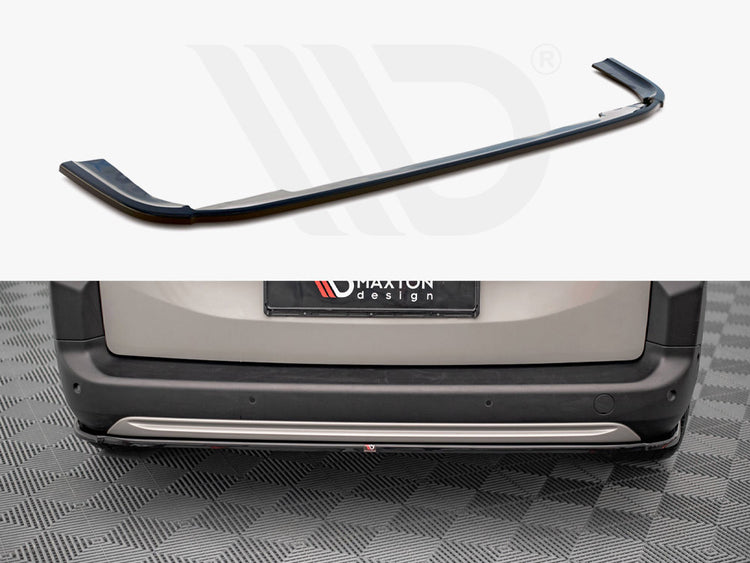 Central Rear Splitter Citroen Berlingo Mk3 - Wayside Performance 
