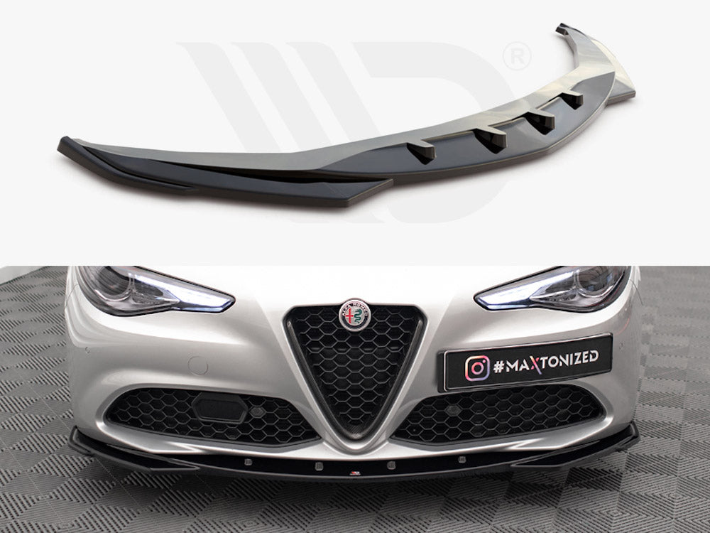 Front Splitter V.2 Alfa Romeo Giulia Sport - Wayside Performance 