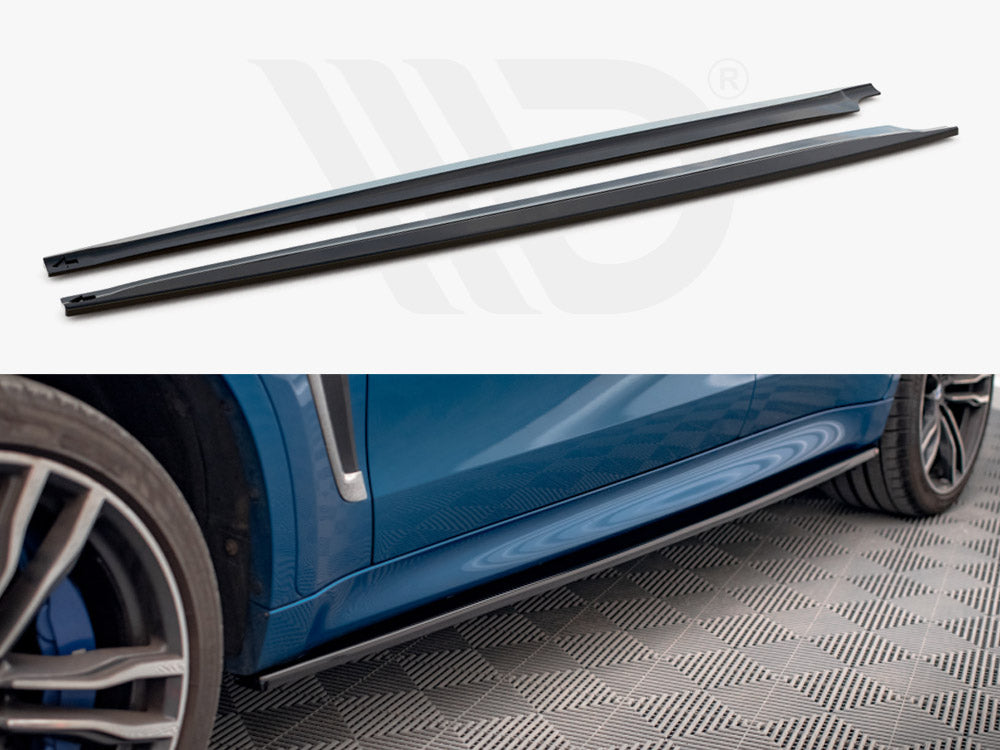 Side Skirts Diffusers BMW X6 M F86 - Wayside Performance 