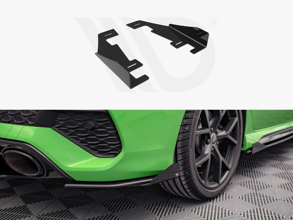 Maxton Design Rear Side Flaps Audi Rs3 Sedan 8y - Wayside Performance 
