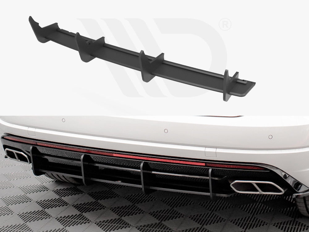 Street Pro Rear Diffuser VW Touareg R-Line Mk3 - Wayside Performance 
