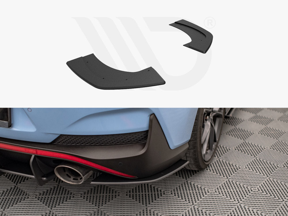 Street Pro Rear Side Splitters Hyundai I30 N Fastback Mk3 Facelift - Wayside Performance 