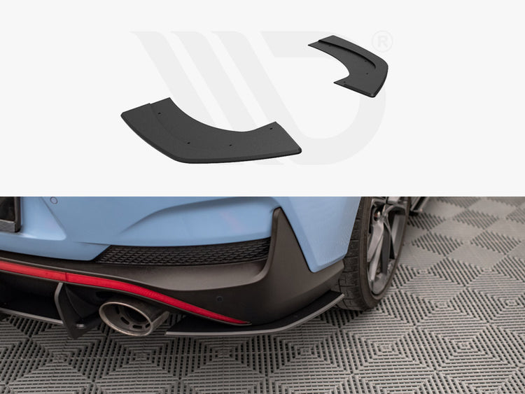 Street Pro Rear Side Splitters Hyundai I30 N Fastback Mk3 Facelift - Wayside Performance 