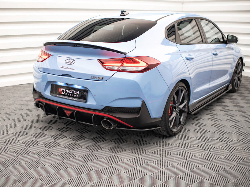 Street Pro Rear Side Splitters Hyundai I30 N Fastback Mk3 Facelift - Wayside Performance 