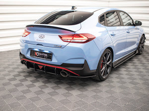 Street Pro Rear Side Splitters Hyundai I30 N Fastback Mk3 Facelift - Wayside Performance 