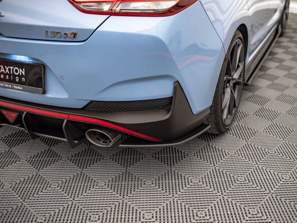 Street Pro Rear Side Splitters Hyundai I30 N Fastback Mk3 Facelift - Wayside Performance 