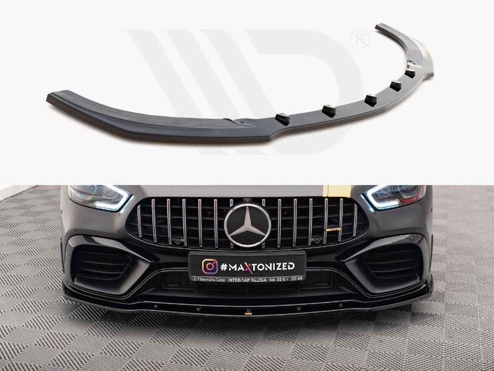Front Splitter V.2 Mercedes AMG GT 63S 4-door Coupe Aero - Wayside Performance 