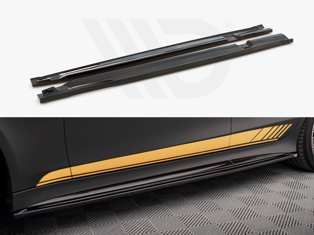 Side Skirts Splitters Mercedes AMG GT 63S 4-door Coupe - Wayside Performance 