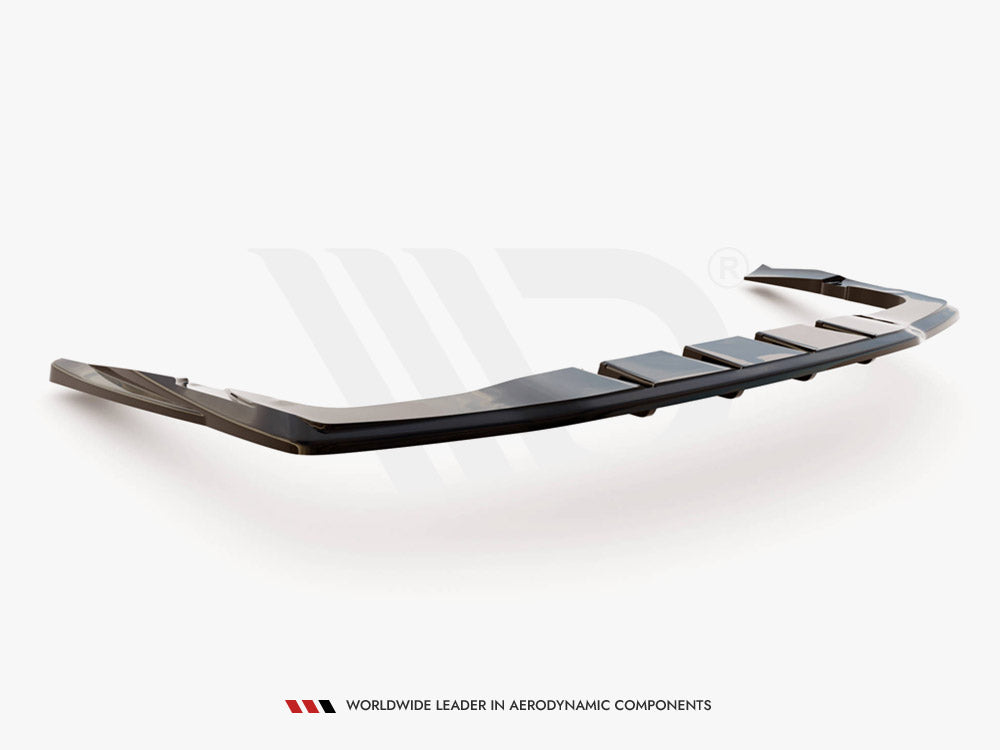 Central Rear Splitter (Vertical Bars) Mercedes AMG GT 63S 4-door Coupe Aero - Wayside Performance 