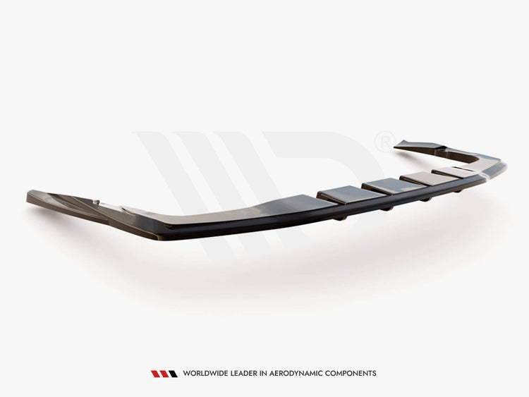 Central Rear Splitter (Vertical Bars) Mercedes AMG GT 63S 4-door Coupe Aero - Wayside Performance 