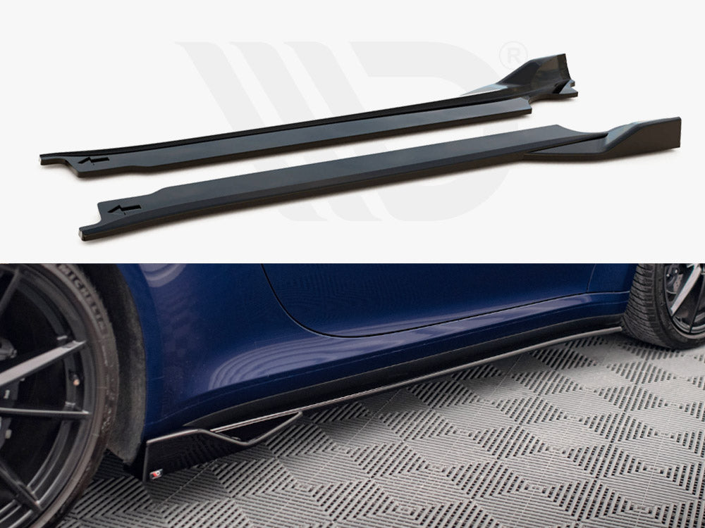 Side Skirts Diffusers V.2 Porsche 911 Carrera Aero / Carrera GTS 992 - Wayside Performance 